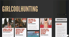 Desktop Screenshot of girlcoolhunting.com